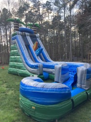 20' Tropical twist waterslide